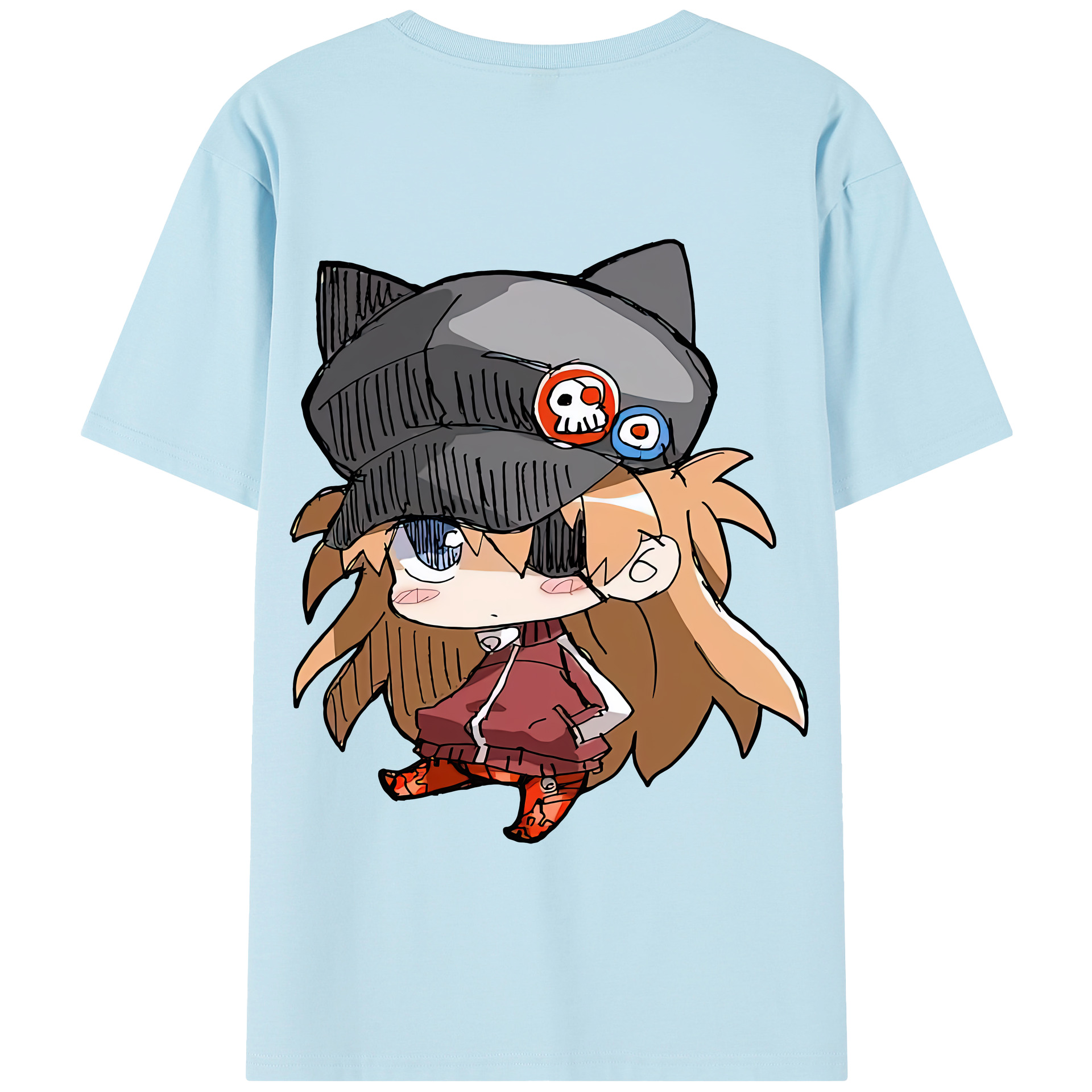 （画像用） EVA 新世紀エヴァンゲリオン 綿100％半袖Tシャツ（背面プリント）